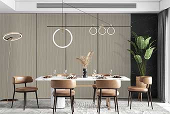 临沧轻奢风格-餐厅