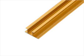 临沧航空纤维墙咔铝合金带灯中条（钛金氧化）