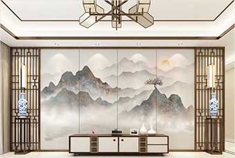 临沧森佰汇航空纤维（山水画系列）